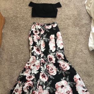 Blondie Nites Two piece prom dress